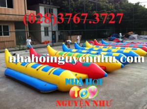 Đồ chơi bơm hơi - Thuyền chuối bơm hơi dưới nước 002b